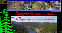 Desktop Screenshot of camping-okertalsperre.com